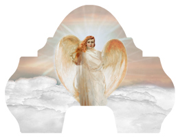 DARAY-L-118-BZ Angel Clouds Bronze